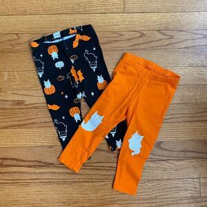 Cat & Jack 18M Girls Halloween Leggings Cat Ghost Pumpkins Witch
